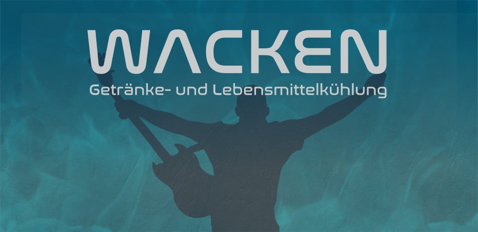 Trockeneis für das Wacken open Air Festival in Wacken Deutschland