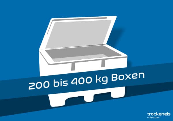 Trockeneis Mehrweg-Box für Großmengenlieferung 200 bis 400kg