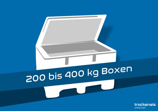 Trockeneis Mehrweg-Box für Großmengenlieferung 200 bis 400kg