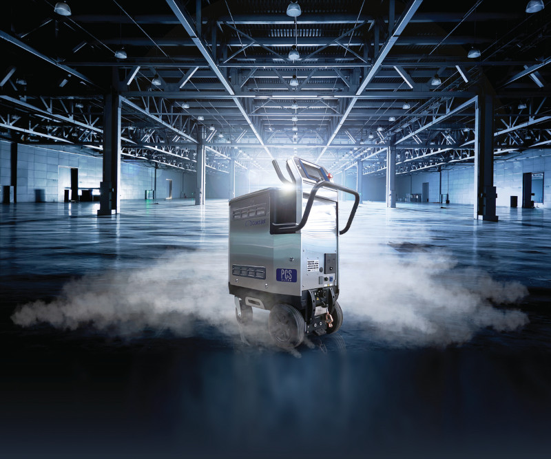Cold Jet Aero2 PCS ULTRA im industriellen Einsatz